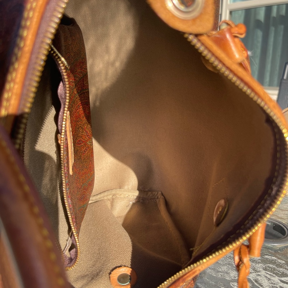 EUC Vintage ETRO BOSTON BAG - Picture 8 of 10